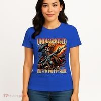 Autism Meme Skeleton Tism Undiagnosed But Im Pretty Sure Cool Gift Women's T-Shirt thumb 4
