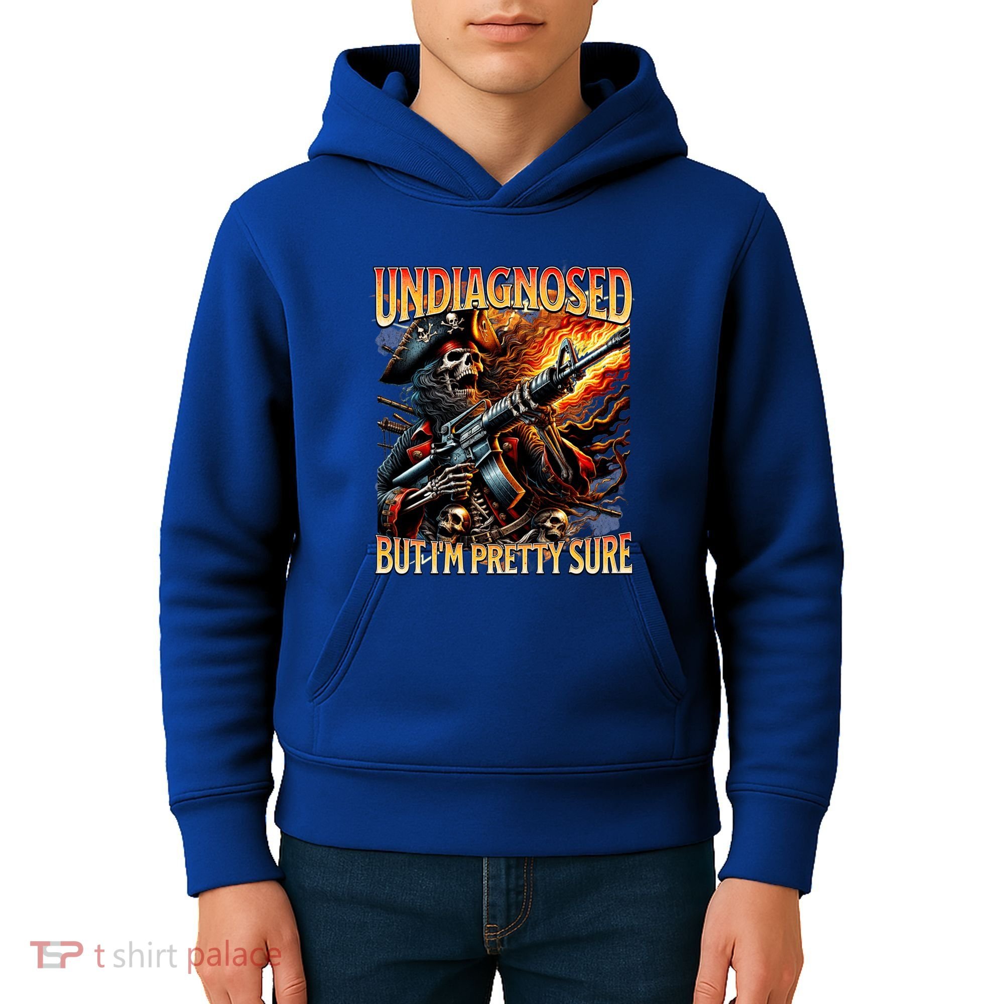 Autism Meme Skeleton Tism Undiagnosed But Im Pretty Sure Cool Gift Kids Hoodie