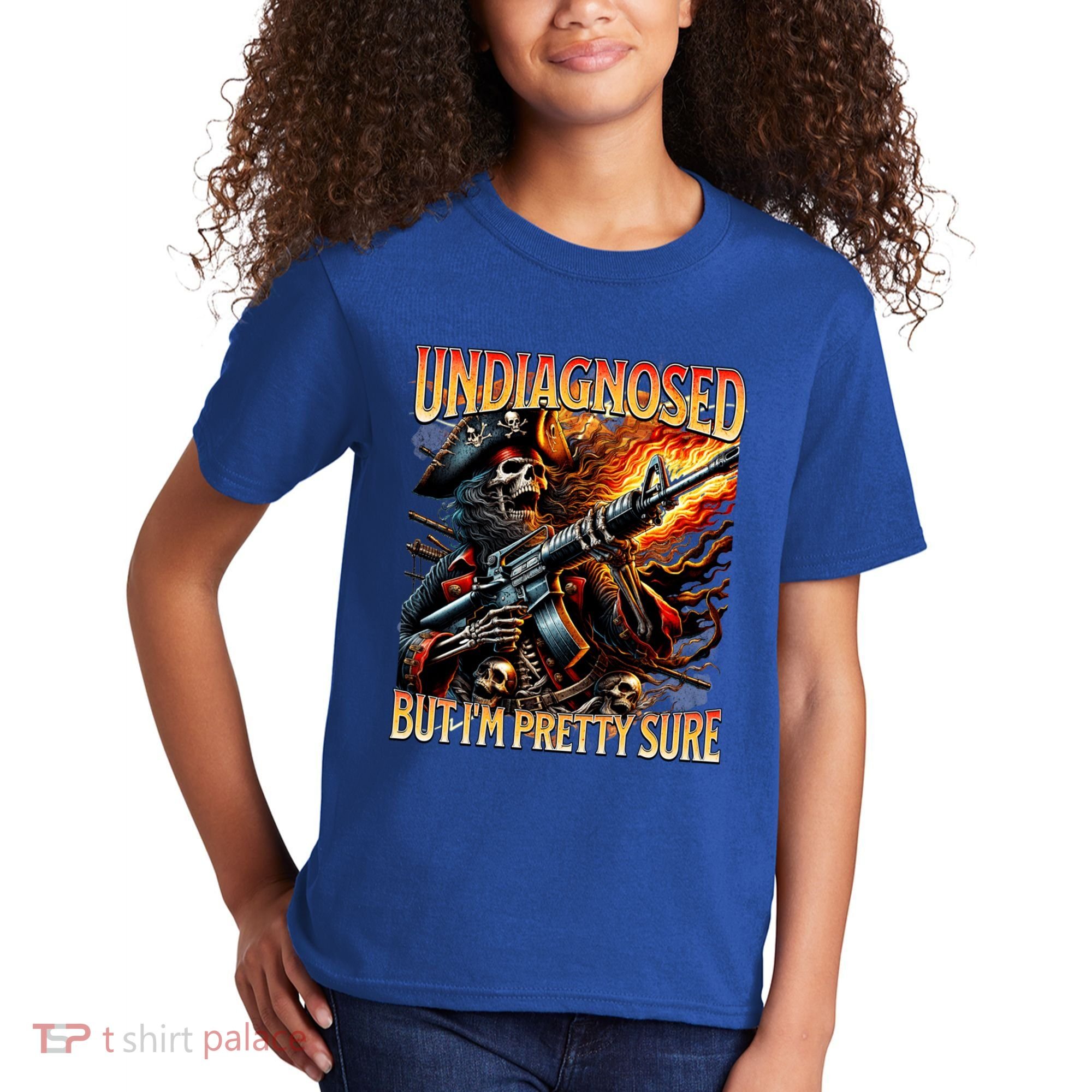 Autism Meme Skeleton Tism Undiagnosed But Im Pretty Sure Cool Gift Kids T-Shirt