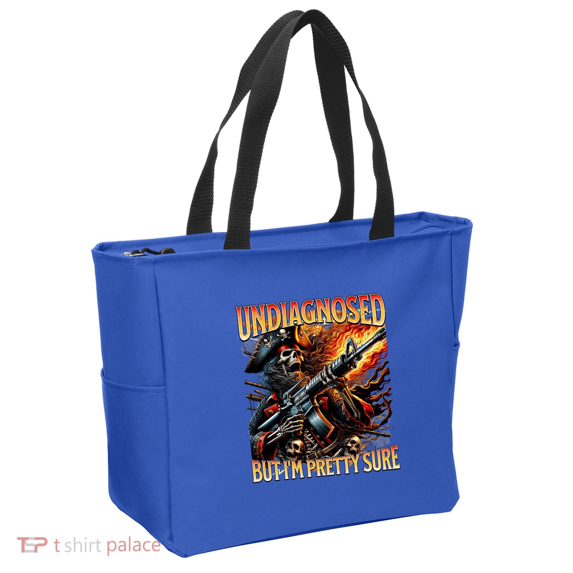 Autism Meme Skeleton Tism Undiagnosed But Im Pretty Sure Cool Gift Tote Bag