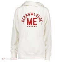 Acknowledge Me Sports Competition Womens Funnel Neck Pullover Hood thumb 0