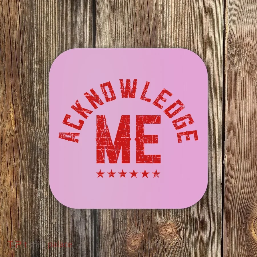 Acknowledge Me Sports Competition Coaster