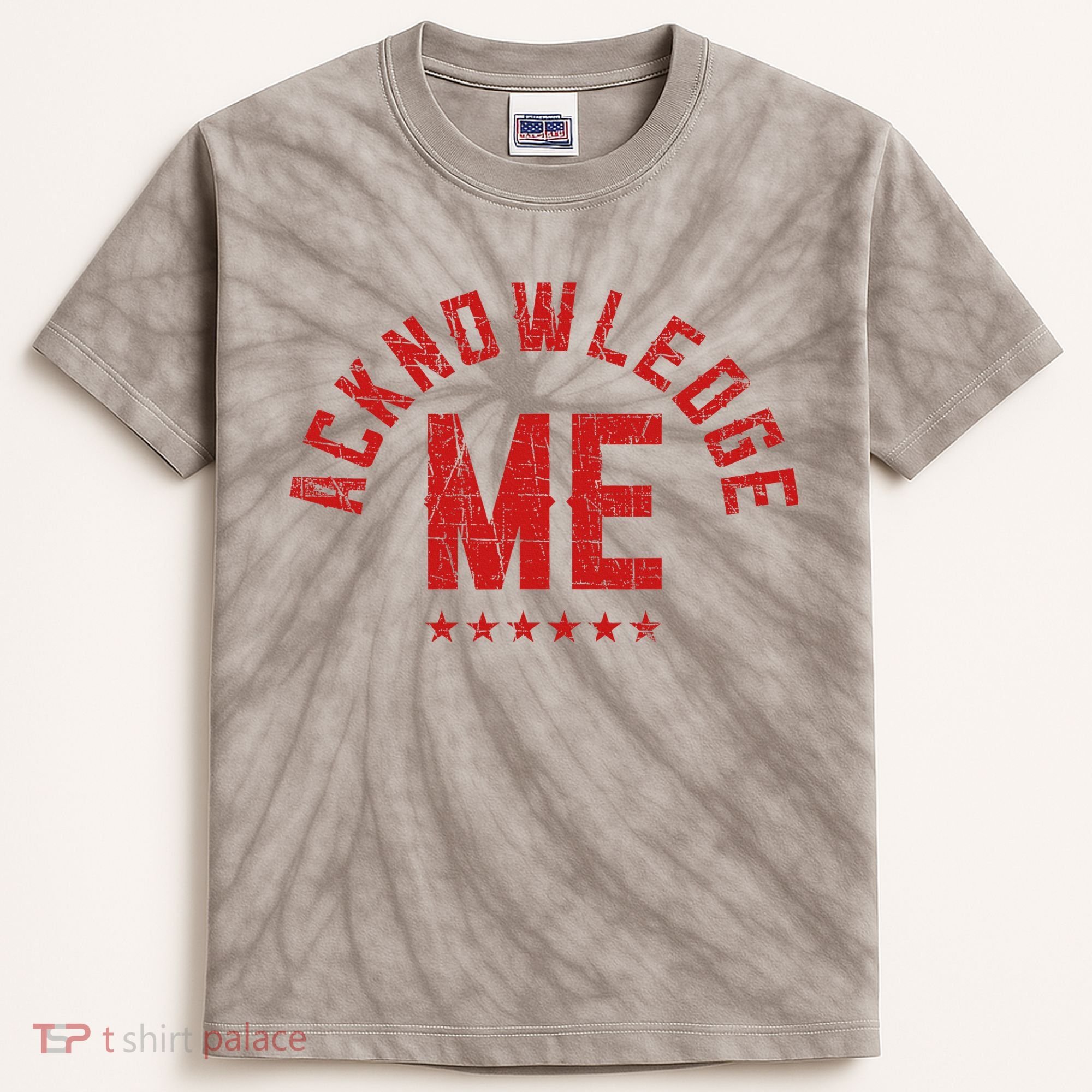 Acknowledge Me Sports Competition Kids Tie-Dye T-Shirt