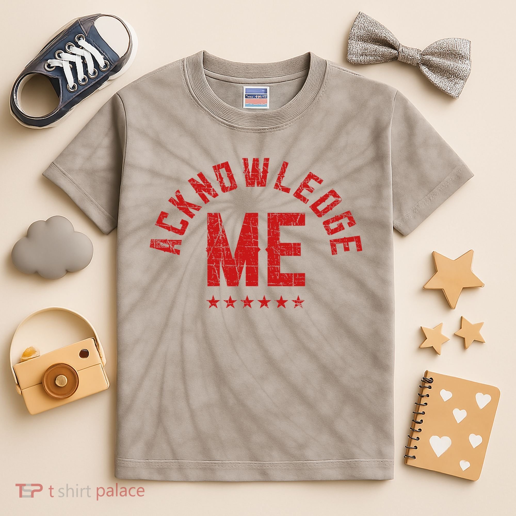Acknowledge Me Sports Competition Kids Tie-Dye T-Shirt