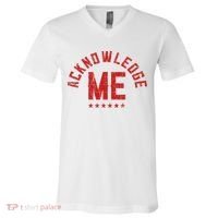Acknowledge Me Sports Competition V-Neck T-Shirt thumb 0