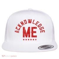Acknowledge Me Sports Competition Flat Bill Trucker Hat thumb 0