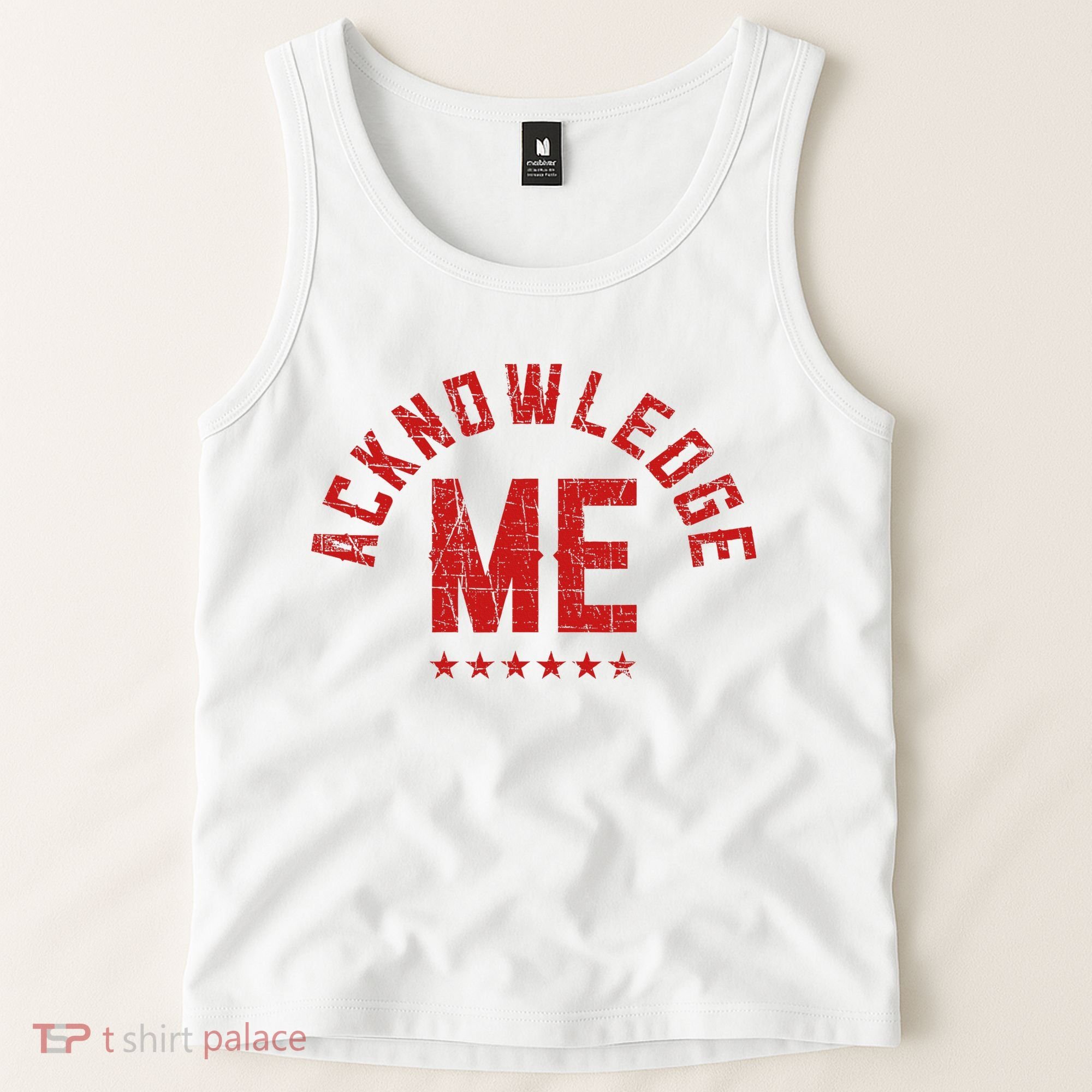 Acknowledge Me Sports Competition Tank Top