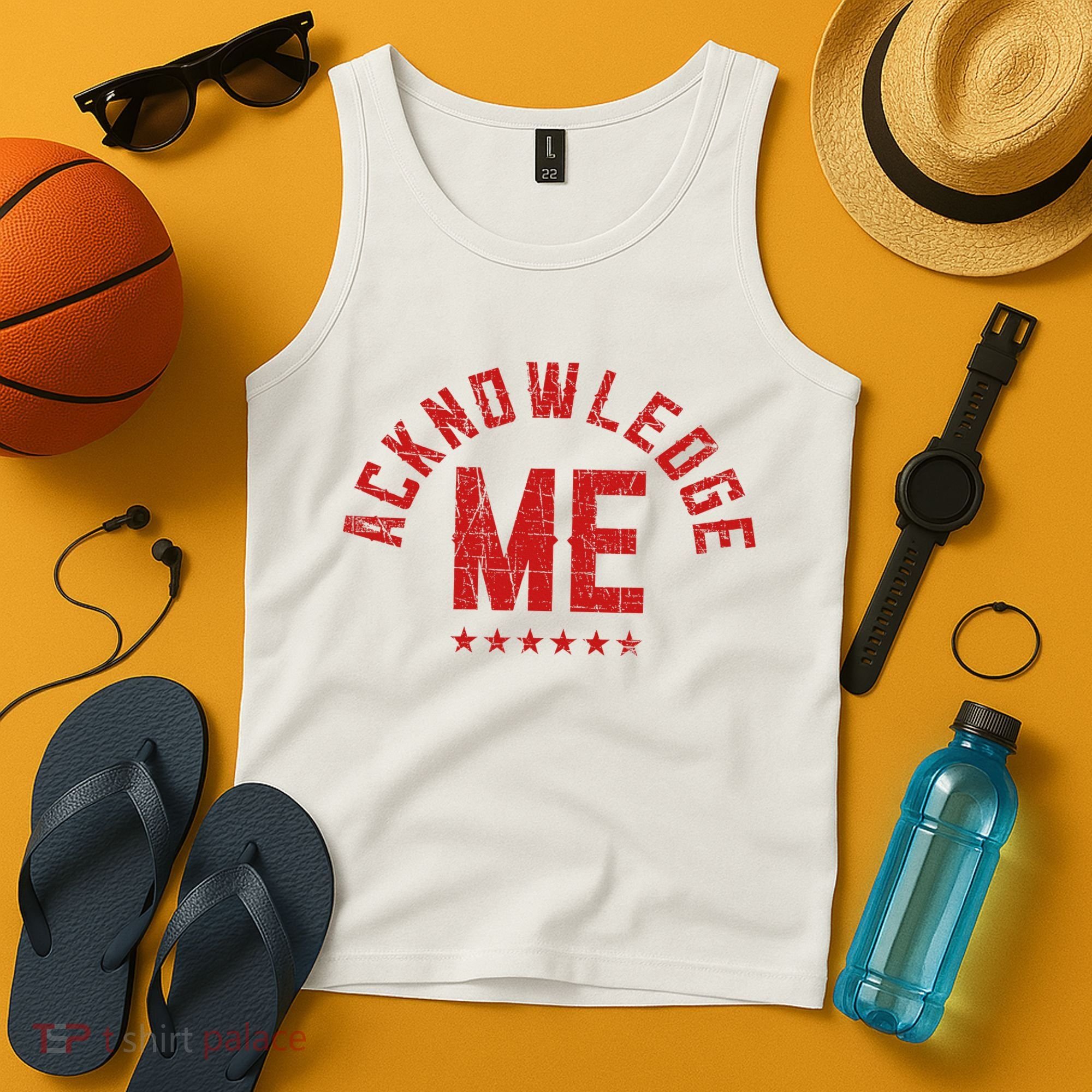 Acknowledge Me Sports Competition Tank Top