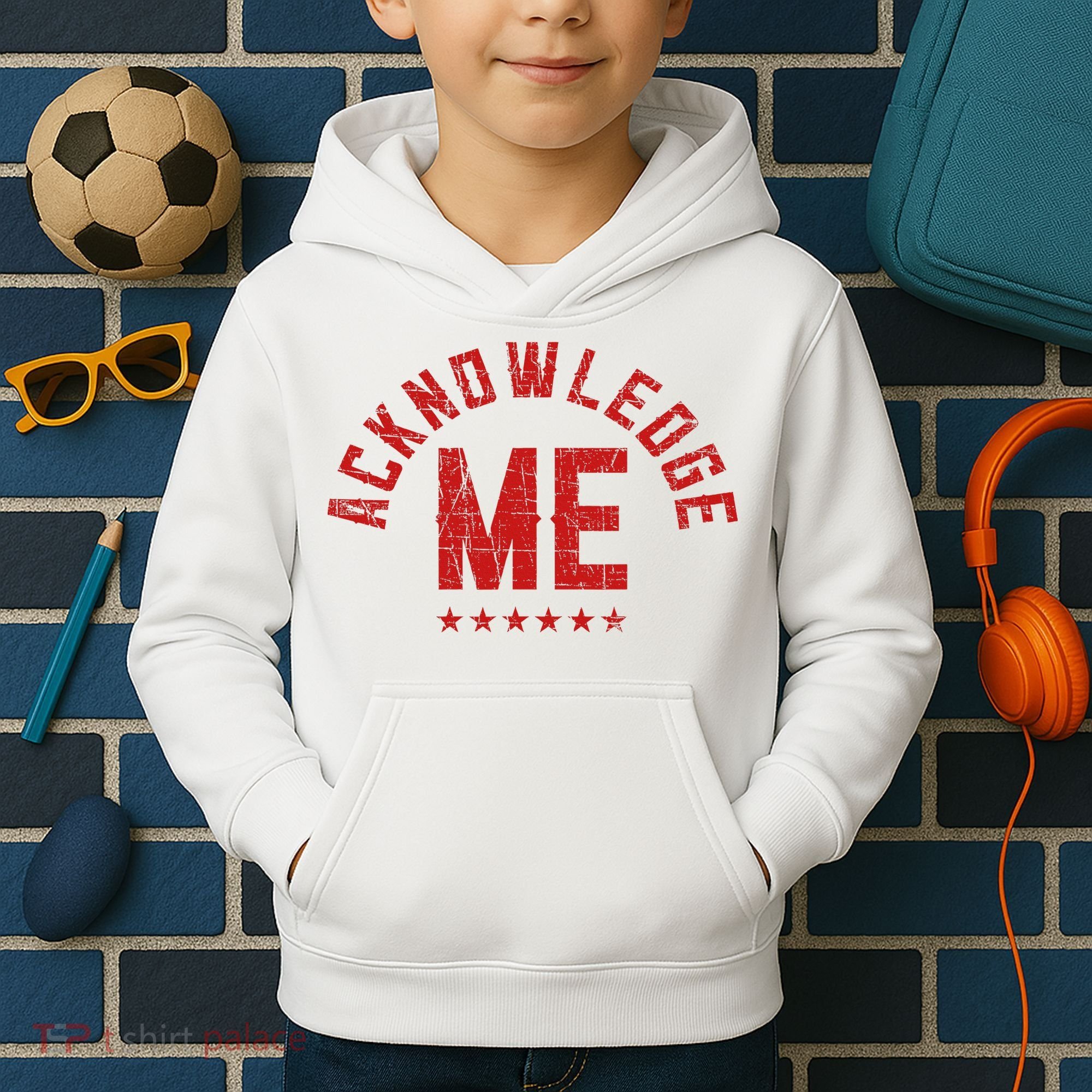 Acknowledge Me Sports Competition Kids Hoodie