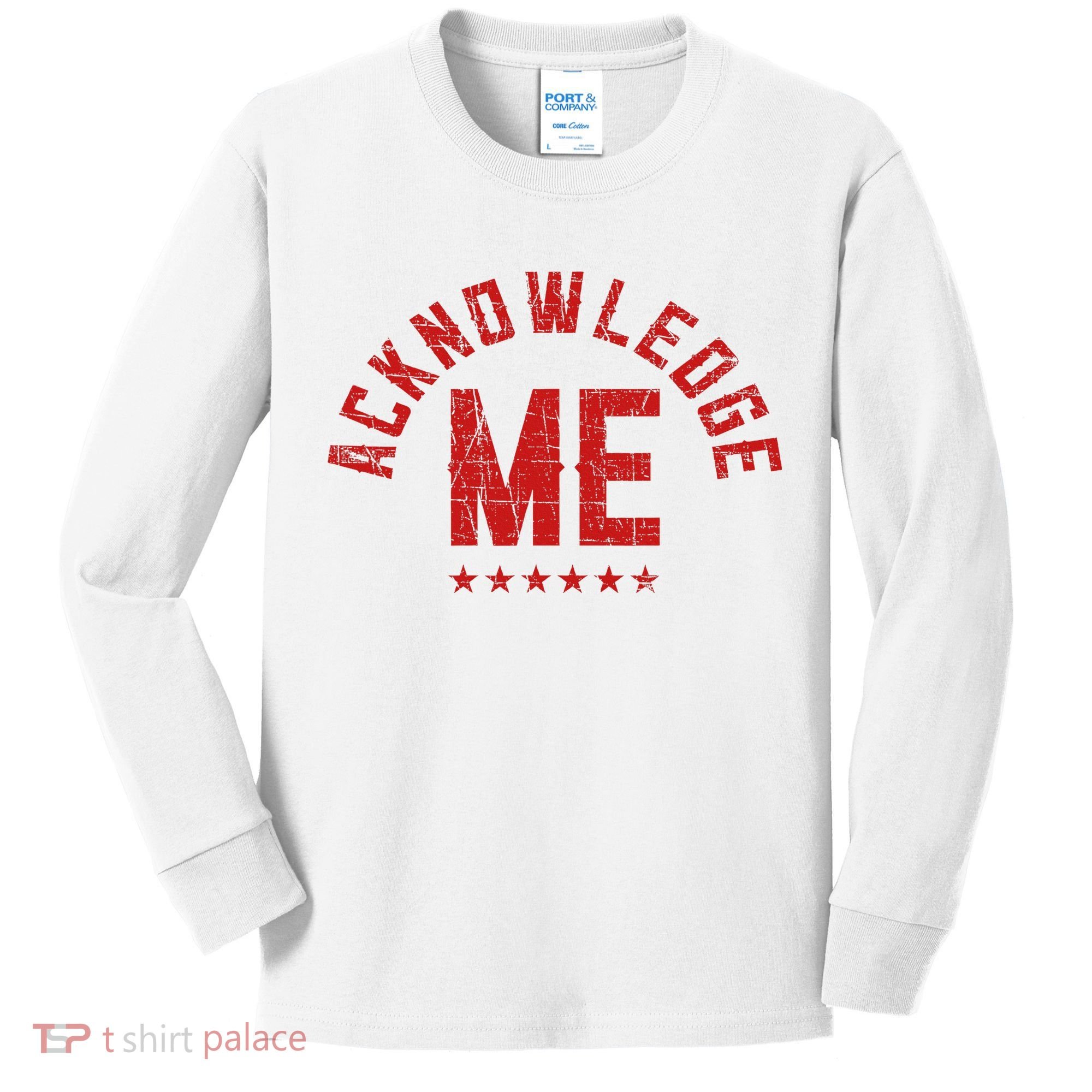 Acknowledge Me Sports Competition Kids Long Sleeve Shirt