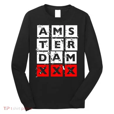 Amsterdam Red Light District Long Sleeve Shirt
