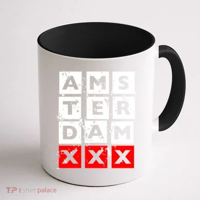 Amsterdam Red Light District Coffee Mug back