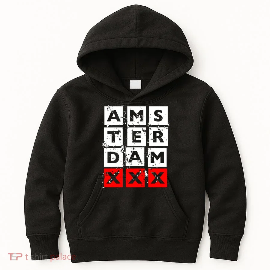 Amsterdam Red Light District Kids Hoodie
