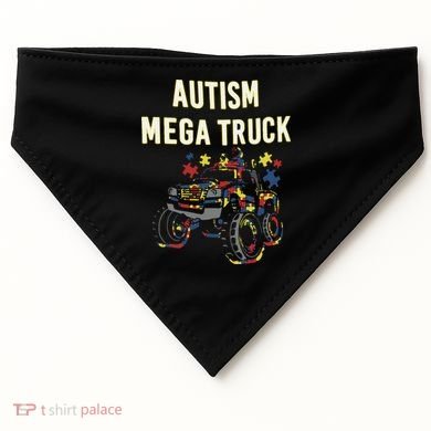 Autism Mega Truck USA-Made Doggie Bandana