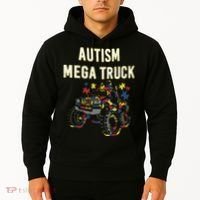 Autism Mega Truck Hoodie thumb 2