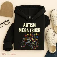 Autism Mega Truck Hoodie thumb 4