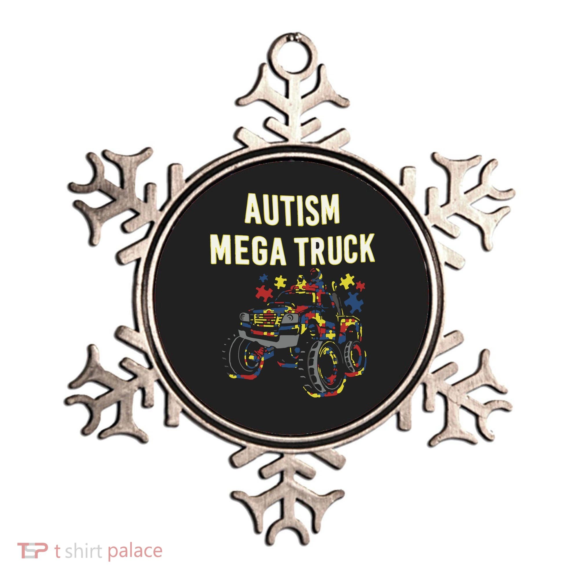 Autism Mega Truck Ornament