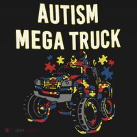 Autism Mega Truck Ornament thumb 1