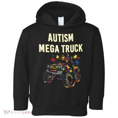 Autism Mega Truck Toddler Hoodie