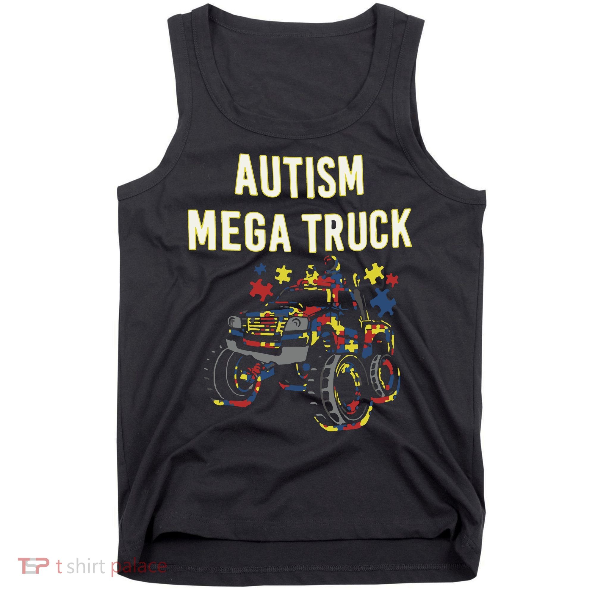 Autism Mega Truck Tank Top