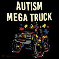 Autism Mega Truck Women's Long Sleeve Shirt thumb 2