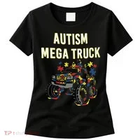 Autism Mega Truck Women's T-Shirt thumb 0