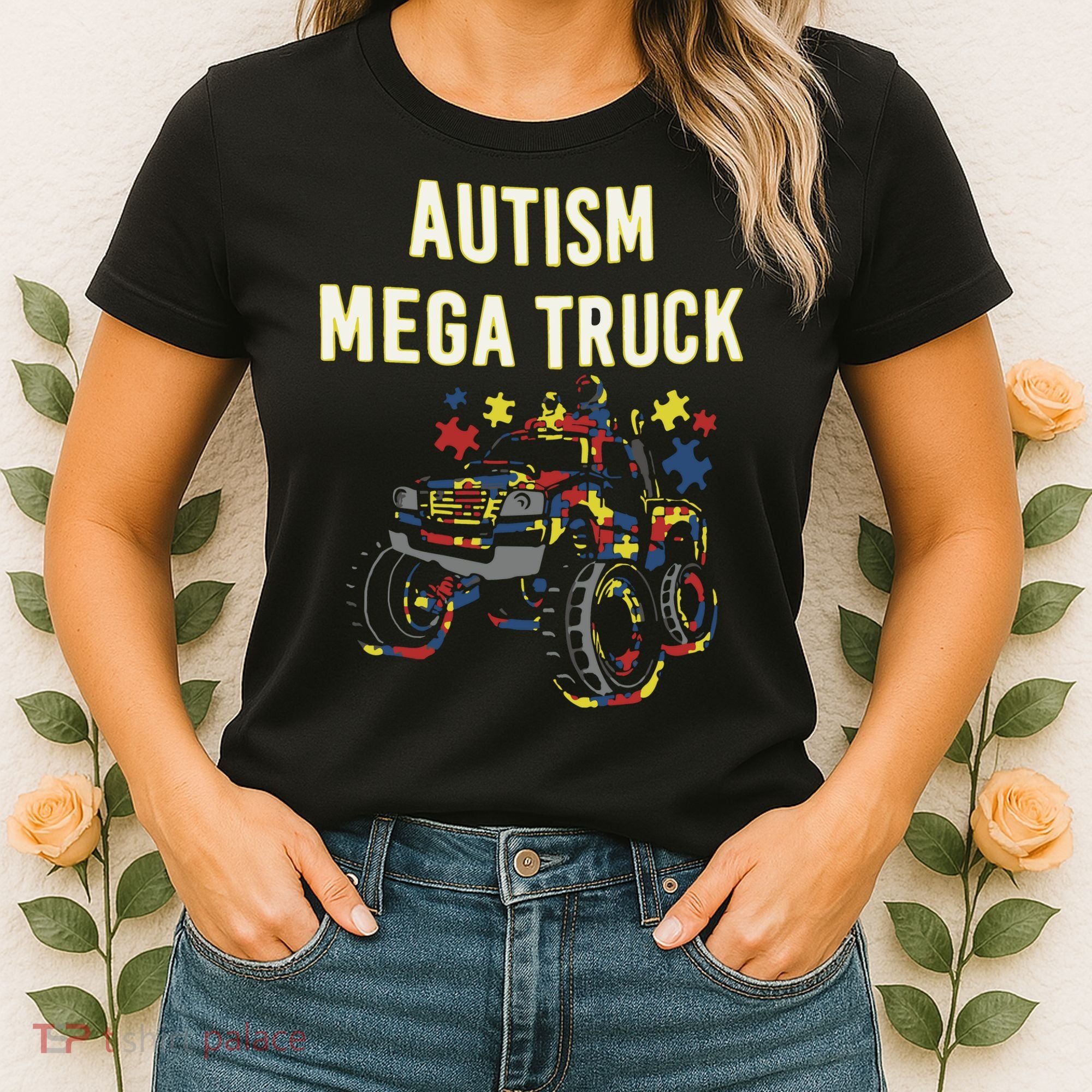 Autism Mega Truck Women's T-Shirt