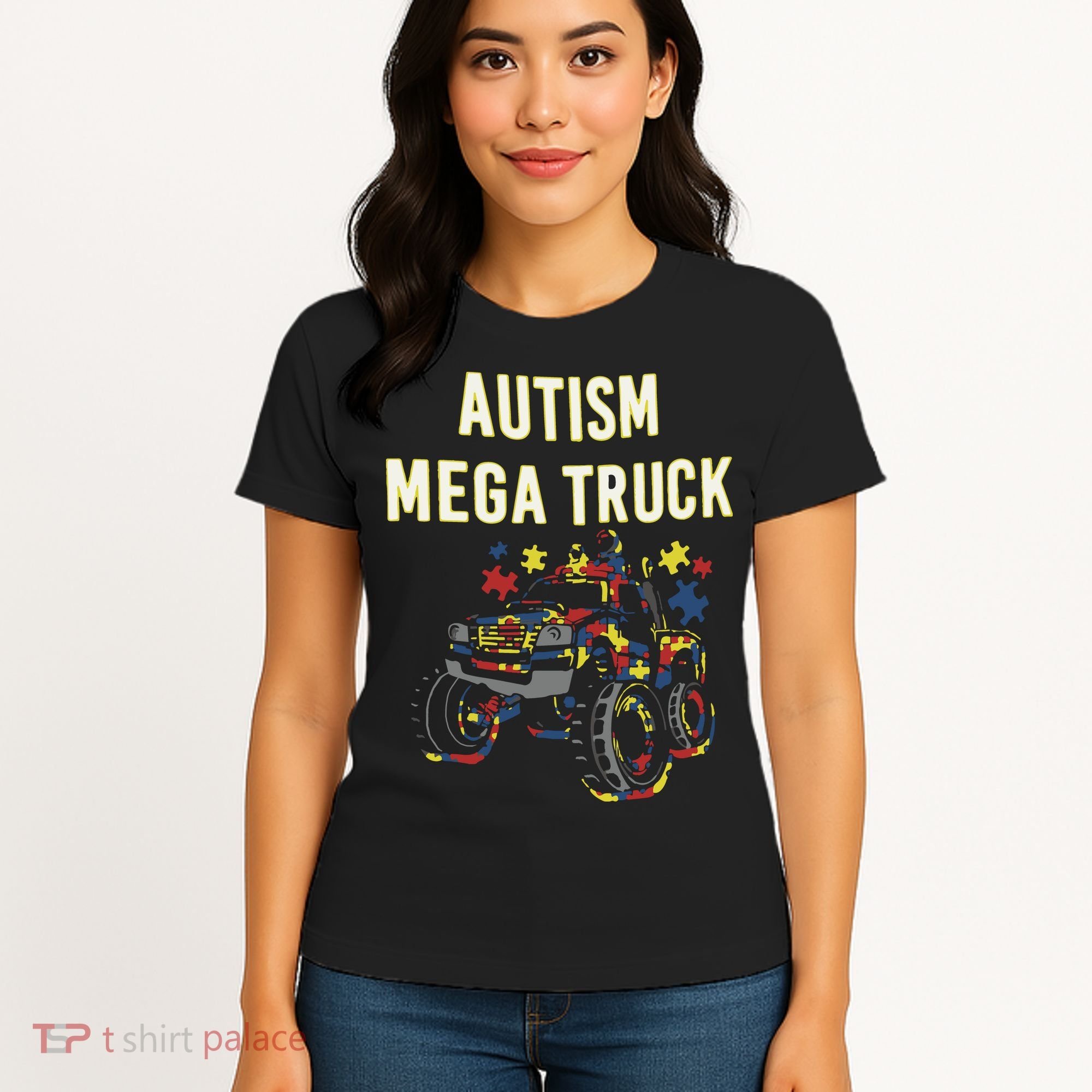 Autism Mega Truck Women's T-Shirt