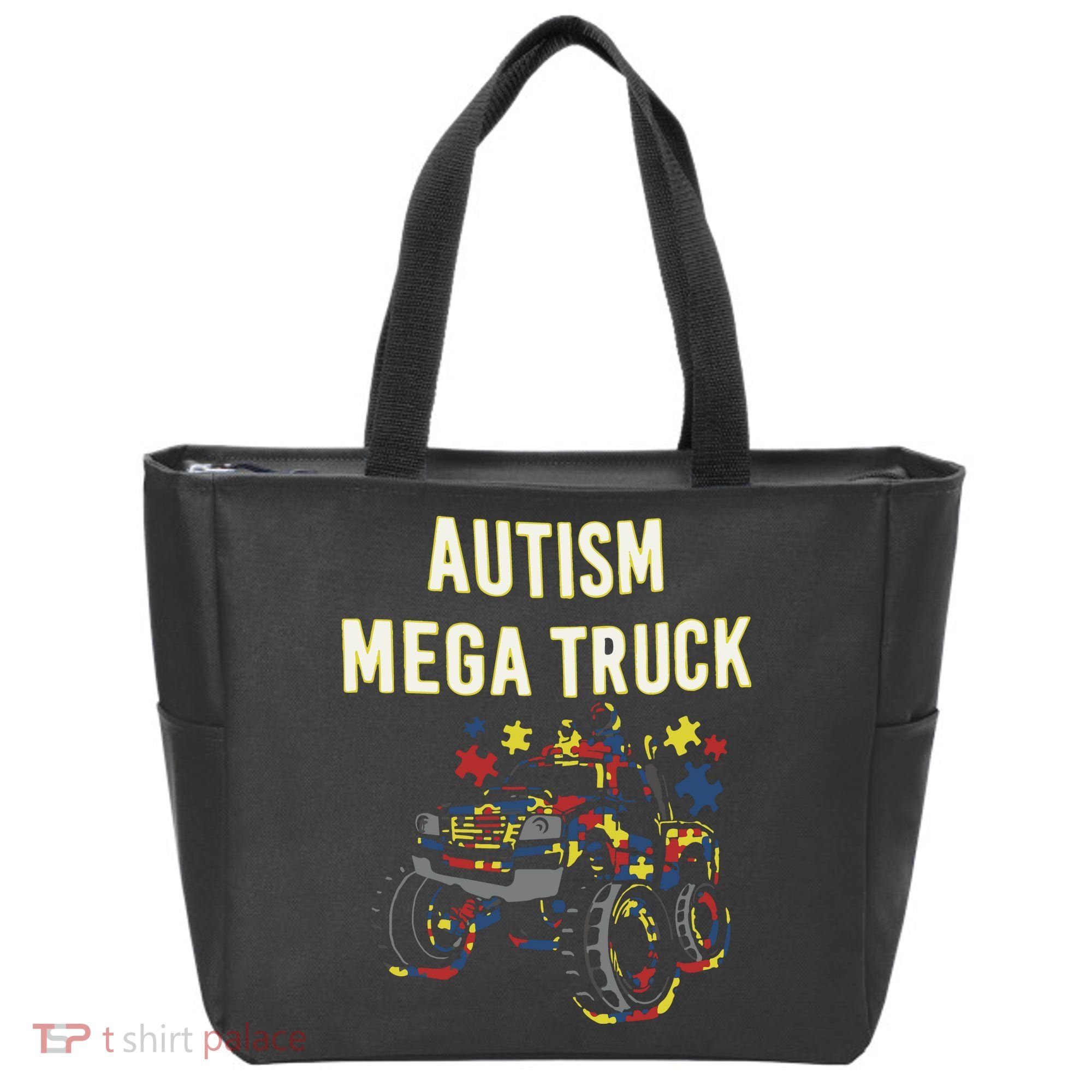 Autism Mega Truck Tote Bag