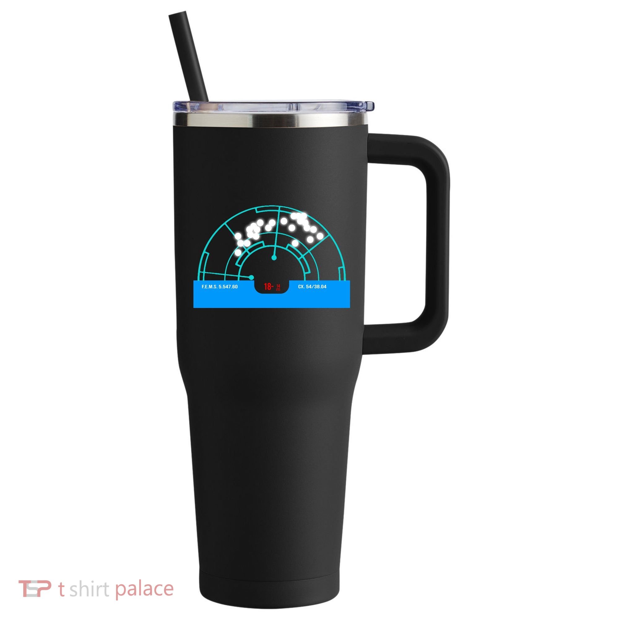 Alien Motion Tracker 40oz Vacuum Insulated Stainless Steel Travel Tumbler