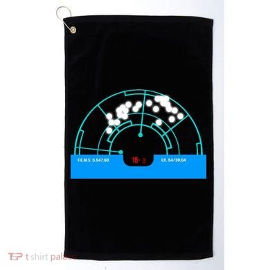 Alien Motion Tracker Golf Towel