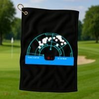 Alien Motion Tracker Golf Towel thumb 1