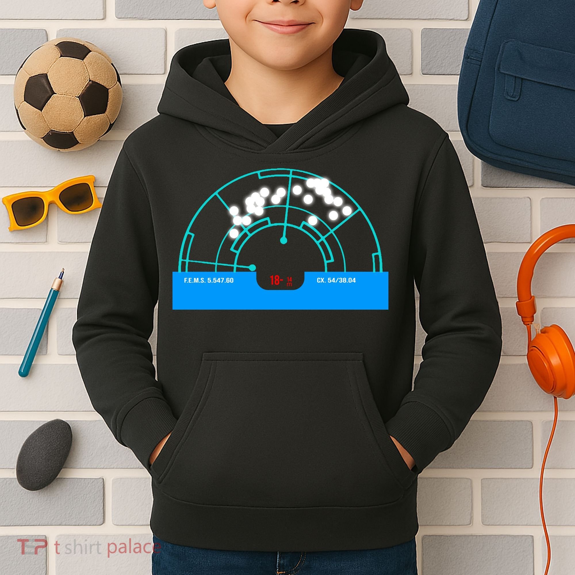 Alien Motion Tracker Kids Hoodie