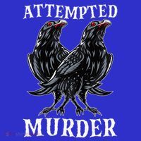 Attempted Murder Two Crows Birds Spooky Crows Pun Women's T-Shirt thumb 6