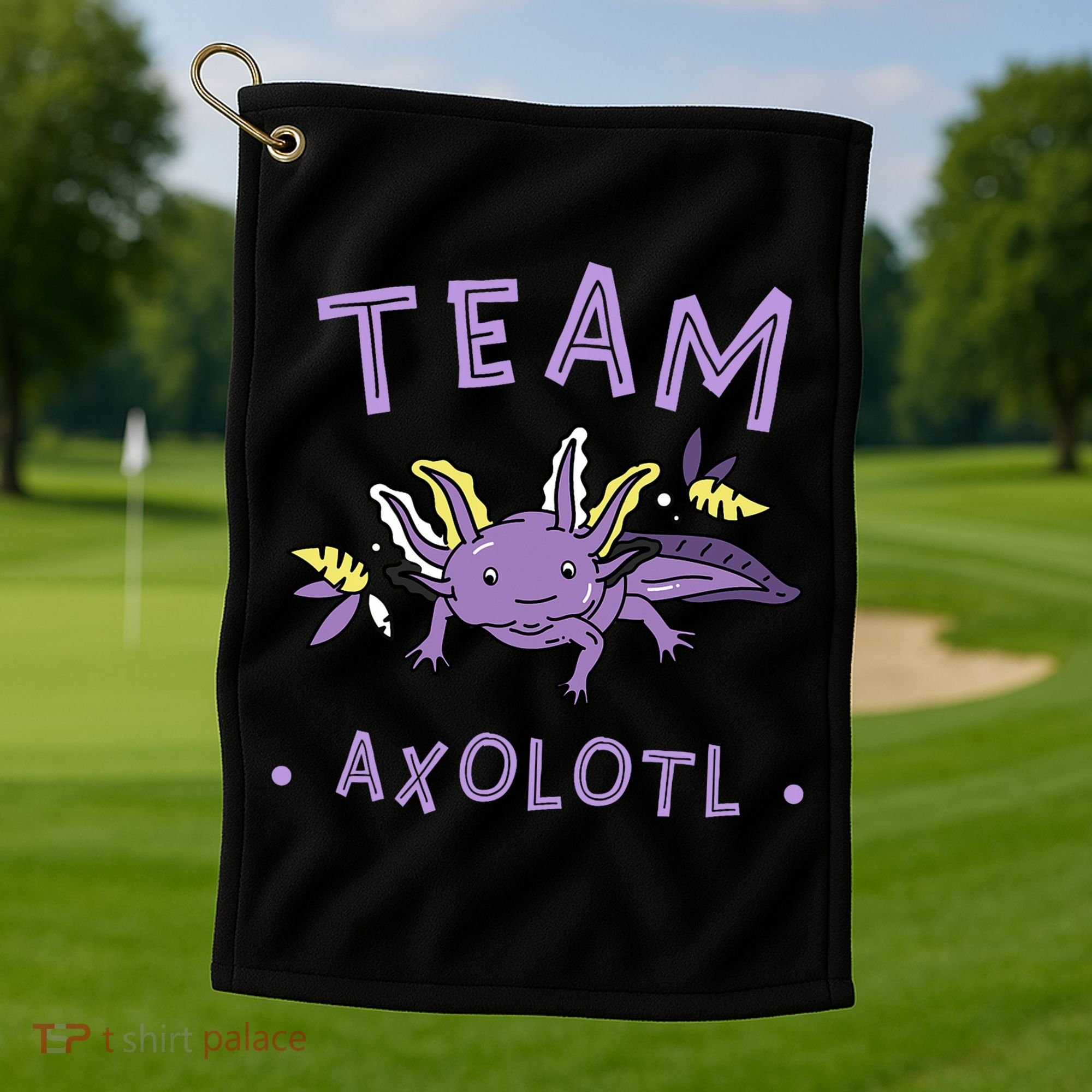 AXOLOTL Matching TEAM Shirts  TEAM AXOLOTL Golf Towel