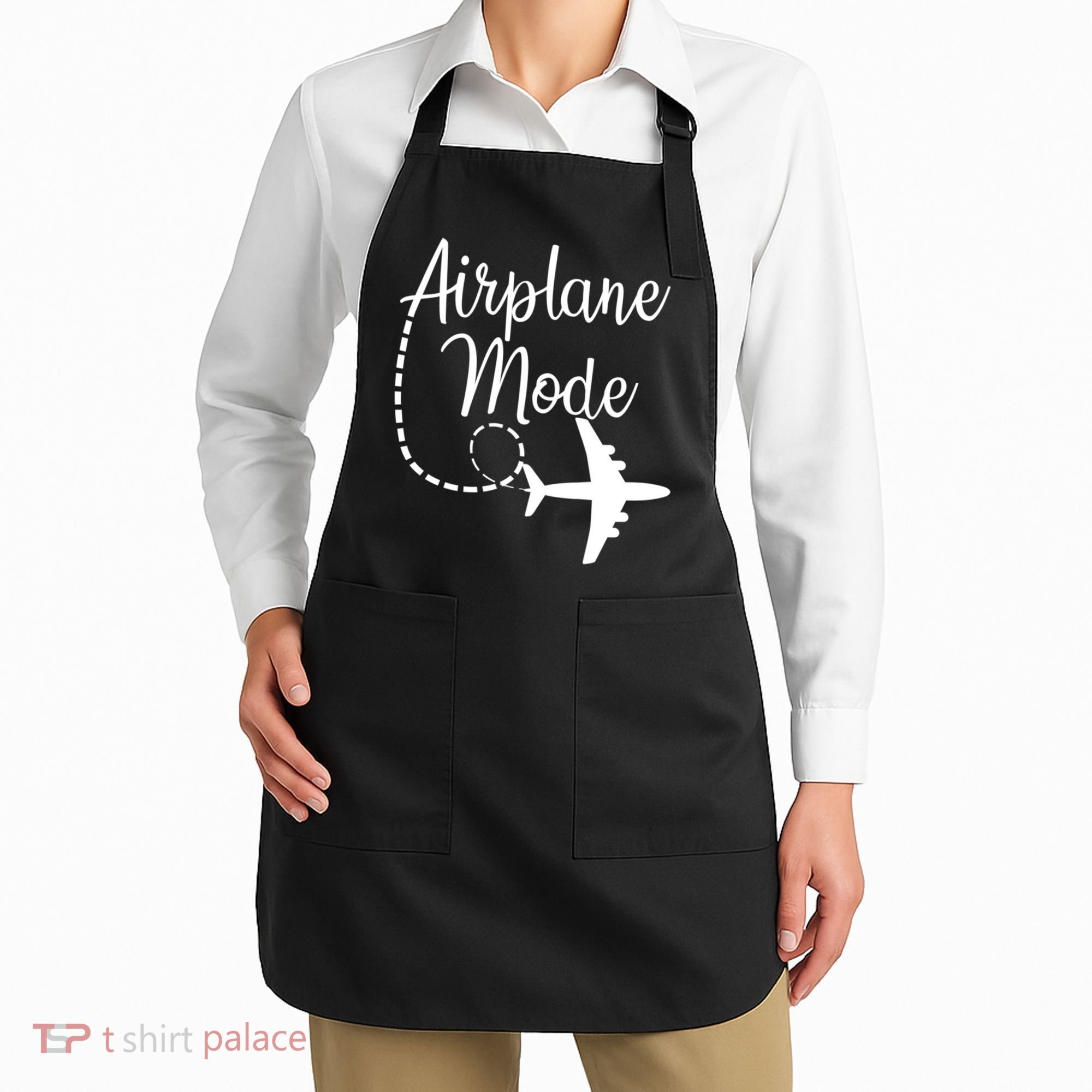 Airplane Mode Traveling Vacation For Girls And Womens Gift Apron