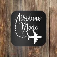 Airplane Mode Traveling Vacation For Girls And Womens Gift Coaster thumb 0