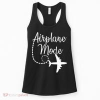 Airplane Mode Traveling Vacation For Girls And Womens Gift Women's Tank Top thumb 0