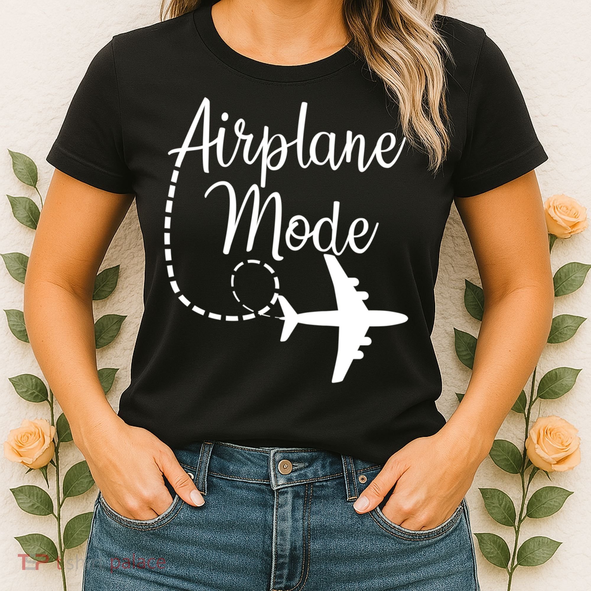 Airplane Mode Traveling Vacation For Girls And Womens Gift Women's T-Shirt