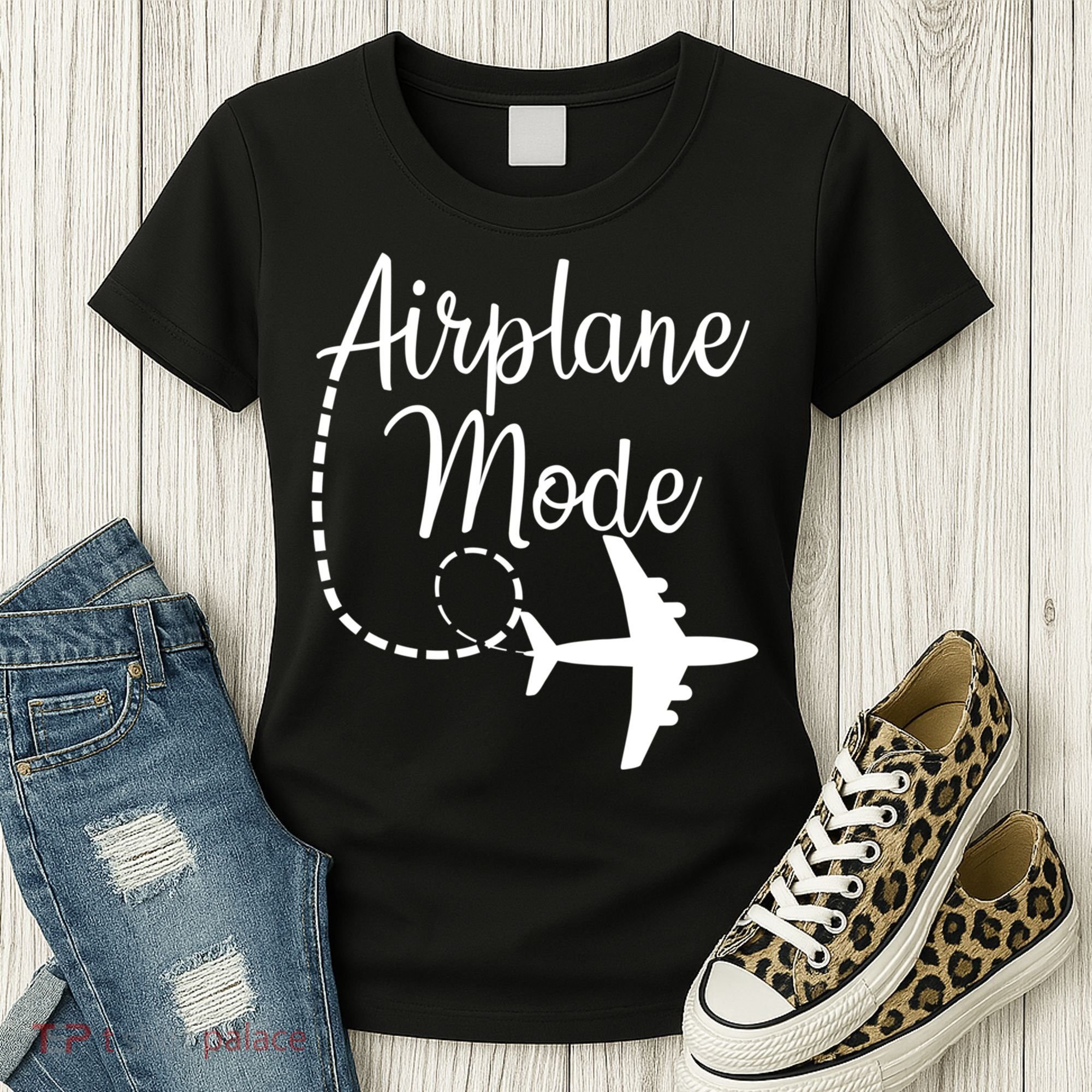 Airplane Mode Traveling Vacation For Girls And Womens Gift Women's T-Shirt