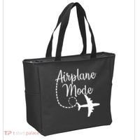 Airplane Mode Traveling Vacation For Girls And Womens Gift Tote Bag thumb 2