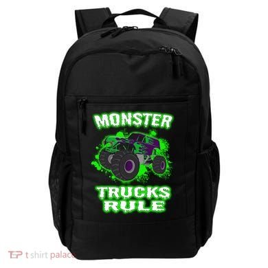 Awesome Monster Trucks Rule Backpack