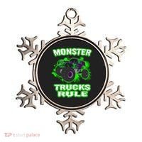 Awesome Monster Trucks Rule Ornament thumb 0