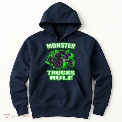 Awesome Monster Trucks Rule Hoodie