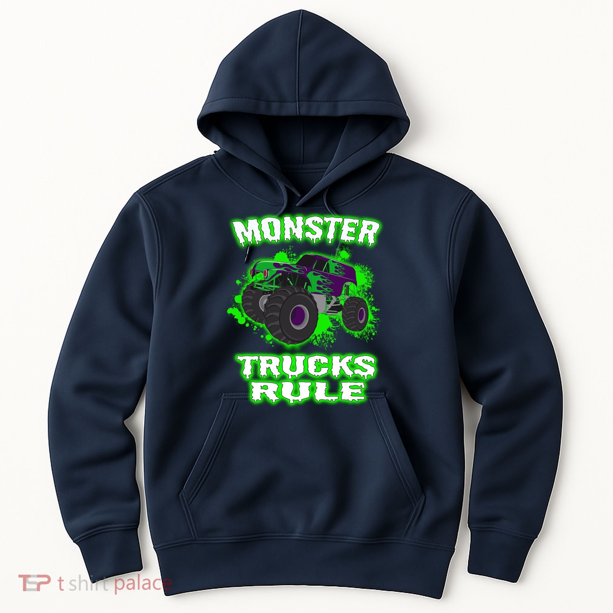 Awesome Monster Trucks Rule Hoodie