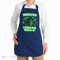 Awesome Monster Trucks Rule Apron thumb 2