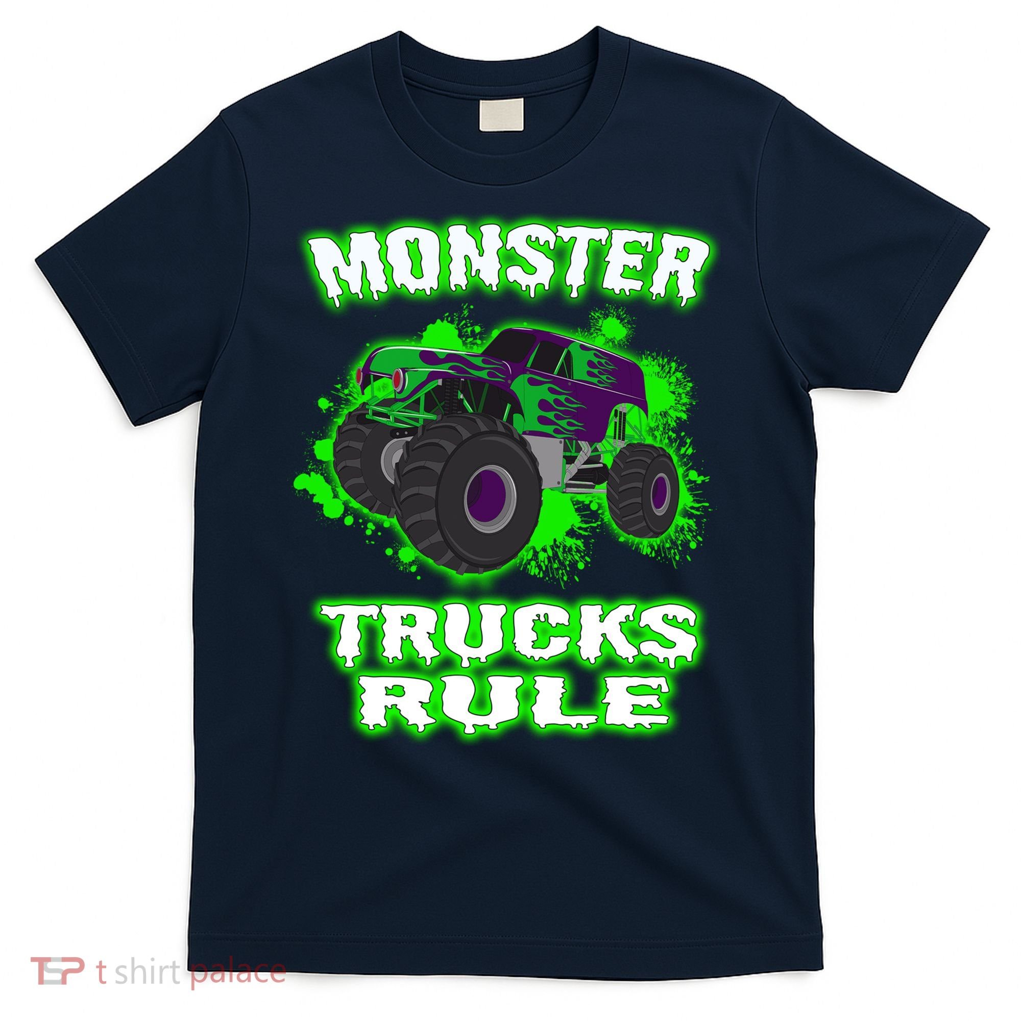 Awesome Monster Trucks Rule T-Shirt