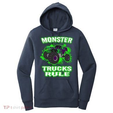Awesome Monster Trucks Rule Women's Hoodie