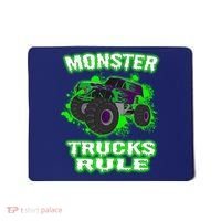Awesome Monster Trucks Rule Mousepad thumb 0