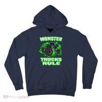 Awesome Monster Trucks Rule Tall Hoodie thumb 0
